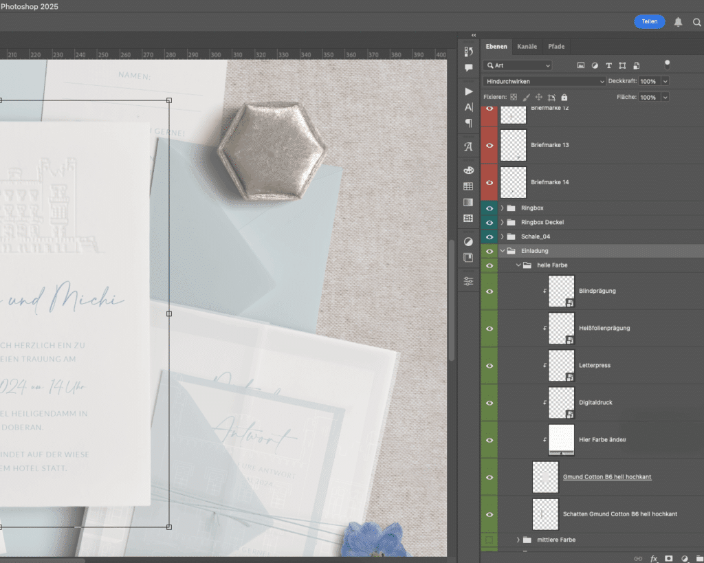 Papeterie Mockup Photoshop Screenshot